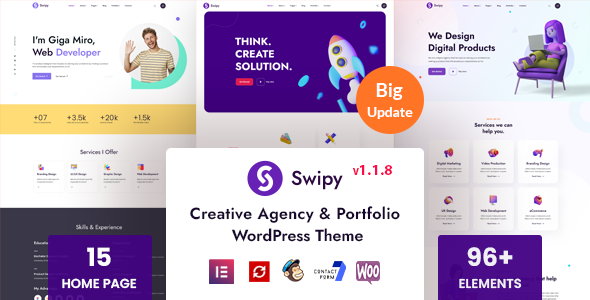 Swipy - Creative Agency WordPress Theme Logo